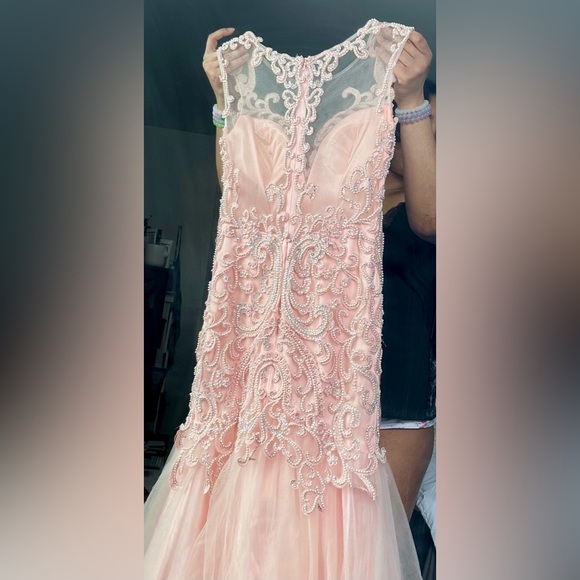 Anny Lee Pink Prom Dress - Picture 4 of 5